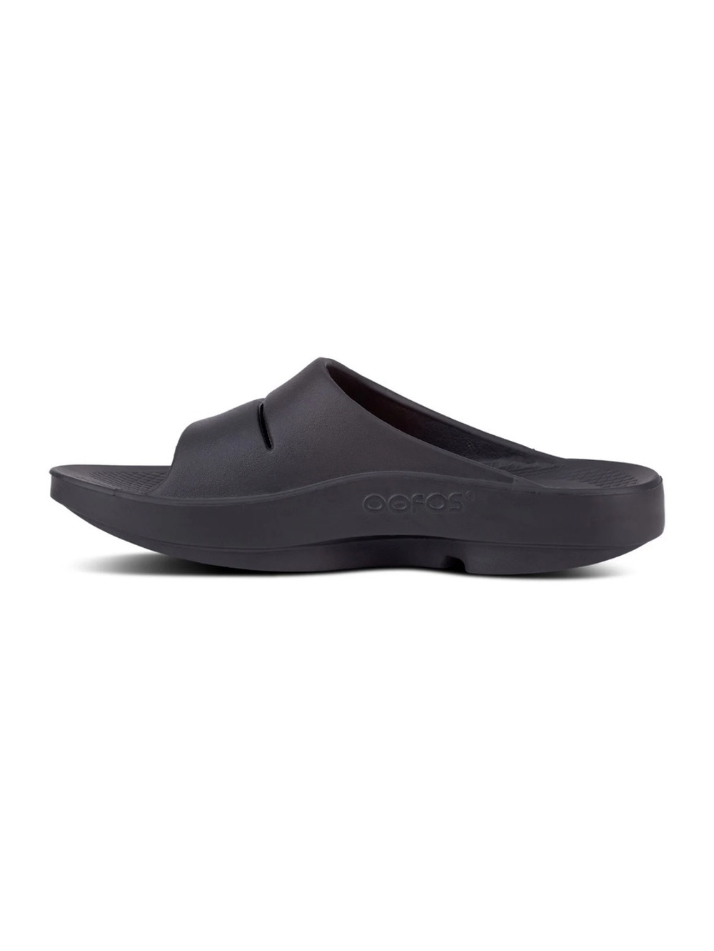 NEW OOFOS Ooahh Recovery Slide Sandals Black Mens Unisex - Picture 8 of 11